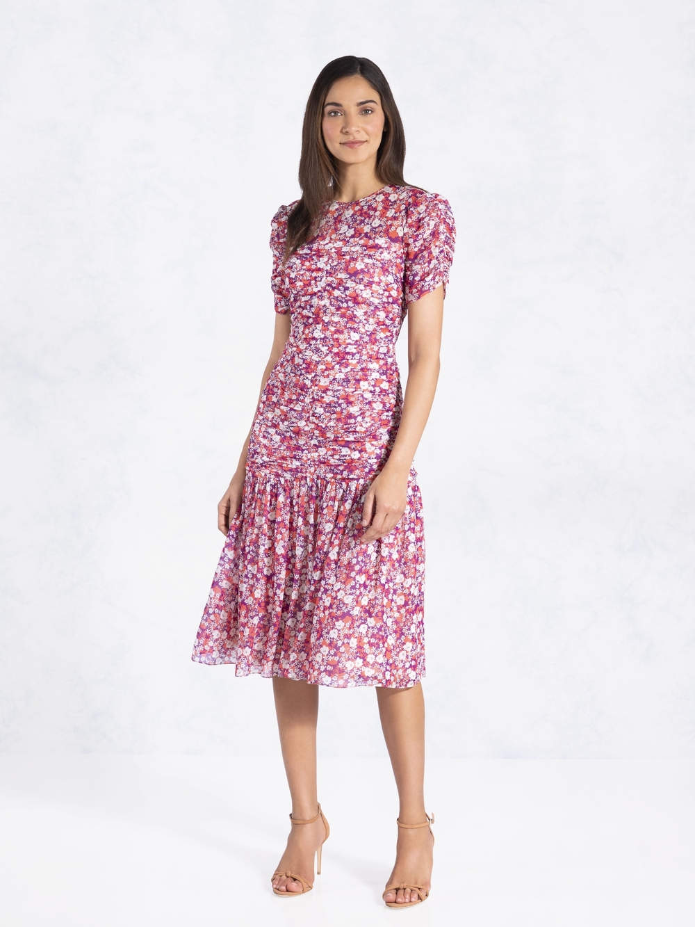 Shoshanna - Vonne Floral Drop-Waist
